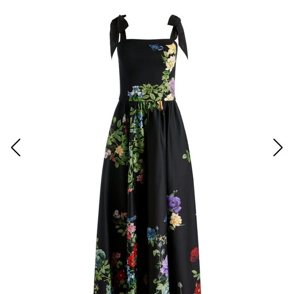 ALICE & OLIVIA "ORIANA" DROP-WASIT DRESS - Picture 4 of 15